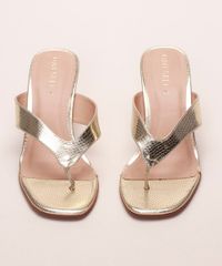 Tamanco-Feminino-Oneself-Salto-Medio-Sino-com-Textura-de-Cobra-Dourado-9973767-Dourado_5