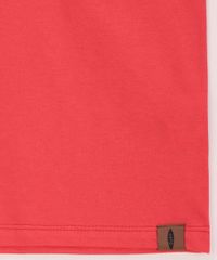Camiseta-Infantil-com-Bolso-Estampado-de-Espinha-de-Peixe-Manga-Curta-Gola-Careca-Vermelha-9968707-Vermelho_4