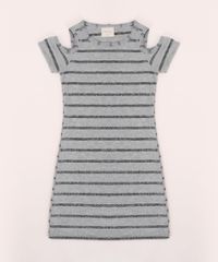 Vestido-Juvenil-Listrado-Canelado-com-Brilho-Open-Shoulder-Manga-Curta-Cinza-Mescla-Claro-9967671-Cinza_Mescla_Claro_1