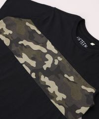 Camiseta-Juvenil-com-Recorte-Camuflado-Manga-Curta-Gola-Careca-Preta-9968317-Preto_3
