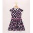 Vestido-Infantil-Estampado-Floral-Manga-Curta-com-Cinto-Azul-Marinho-9965276-Azul_Marinho_1