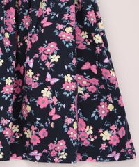 Vestido-Infantil-Estampado-Floral-Manga-Curta-com-Cinto-Azul-Marinho-9965276-Azul_Marinho_4