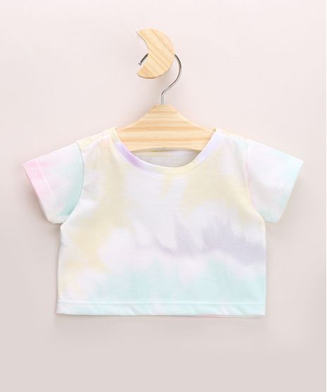 Blusa-Infantil-Cropped-Estampado-Tie-Dye-Manga-Curta-Decote-Redondo-Multicor-9967861-Multicor_1
