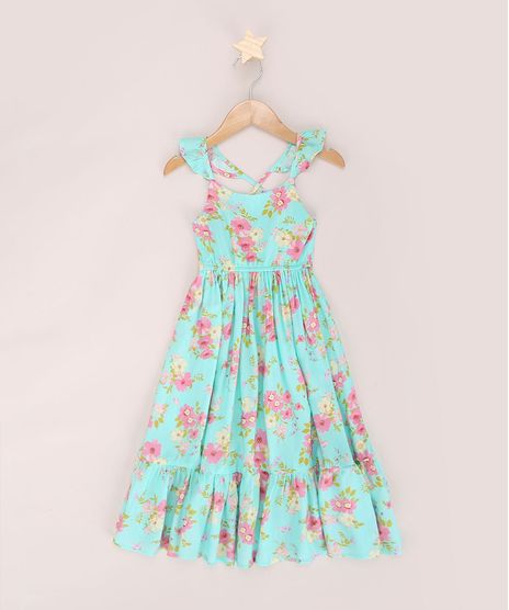 Vestido-Infantil-Longo-Estampado-Floral-Alcas-Cruzadas-Azul-Claro-9955576-Azul_Claro_1