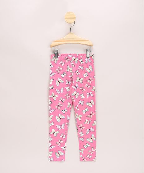 Calca-Legging-Infantil-Estampada-de-Borboletas-Rosa-9966634-Rosa_1