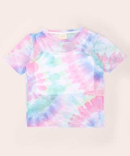 Blusa-Juvenil-de-Tule-Estampado-Tie-Dye-Manga-Curta-Decote-Redondo-Multicor-9968413-Multicor_1 Blusa-Juvenil-de-Tule-Estampado-Tie-Dye-Manga-Curta-Decote-Redondo-Multicor-9968413-Multicor_1
