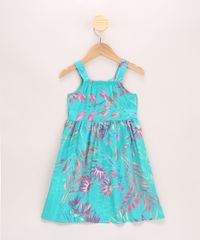 Vestido-Infantil-Estampado-de-Folhagens-com-No-Alca-Media-Verde-Agua-9964807-Verde_Agua_2