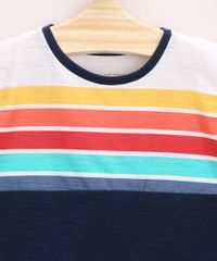 Camiseta-Infantil-com-Listras-Coloridas-Manga-Curta-Gola-Careca-Azul-Marinho-9962996-Azul_Marinho_3