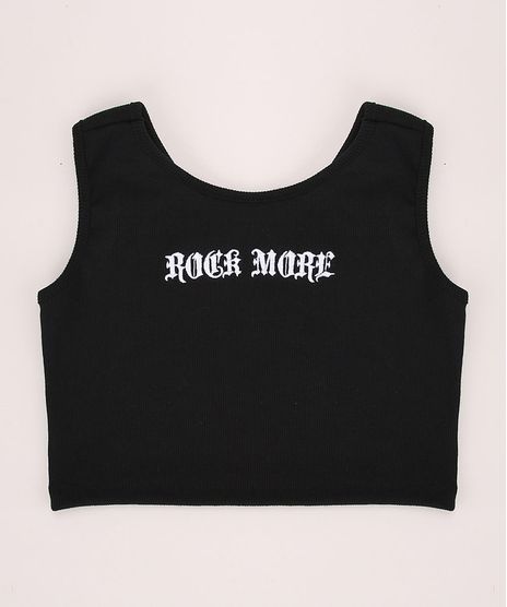 Top-Cropped-Juvenil-Canelado--Rock-More--com-Bordado-Alca-Larga-Preto-9967710-Preto_1