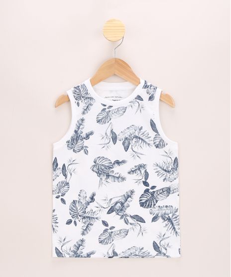 Regata-Infantil-Estampado-de-Folhagens-Gola-Careca-Off-White-9968537-Off_White_1