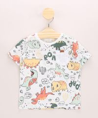 Camiseta-Infantil-Estampado-de-Dinossauros-Manga-Curta-Gola-Careca-Off-White-9964060-Off_White_1