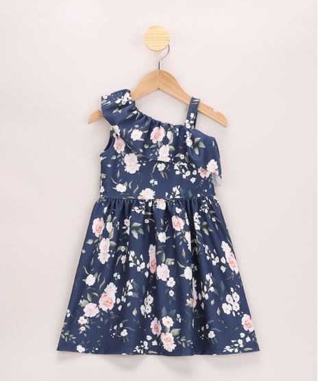 Vestido-Infantil-Um-Ombro-So-Estampado-Floral-com-Babados-Azul-Marinho-9966496-Azul_Marinho_1