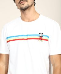 Camiseta-Masculina-Mickey-Mouse-com-Listras-Manga-Curta-Gola-Careca-Branca-9961908-Branco_2