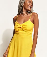 Vestido-Feminino-Midi-com-No-Alca-Fina-Mostarda-9966155-Mostarda_3