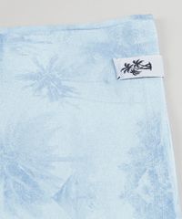 Camiseta-Estampada-de-Coqueiros-em-Algodao---Sustentavel-Azul-Claro-8832089-Azul_Claro_4