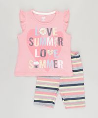 Conjunto-de-Blusa-Rosa---Short-Listrado-Cinza-Mescla-8773490-Cinza_Mescla_1