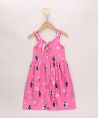 Vestido-Infantil-Estampado-de-Tucanos-com-No-Alca-Media-Rosa-9964814-Rosa_1