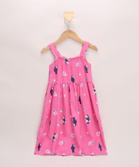 Vestido-Infantil-Estampado-de-Tucanos-com-No-Alca-Media-Rosa-9964814-Rosa_2