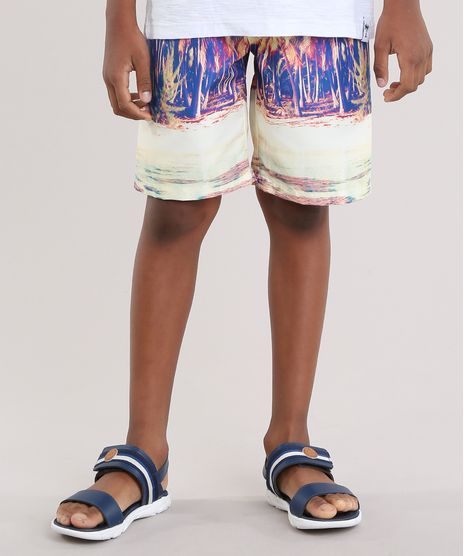 Bermuda-Estampada-de-Coqueiros-Amarela-8658204-Amarelo_1