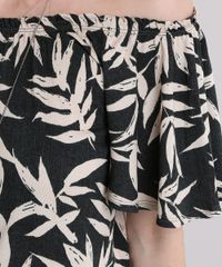 Blusa-Ombro-a-Ombro-Estampada-de-Folhagem-Verde-Militar-8806832-Verde_Militar_4