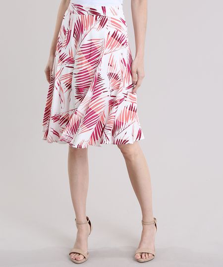 Saia-Evase-Estampada-de-Folhagem-Off-White-8725843-Off_White_1