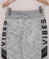 Calca-de-Moletom-Infantil-Jogger-com-Recortes-Cinza-Mescla-9970281-Cinza_Mescla_3