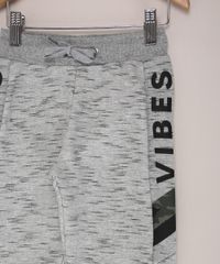 Calca-de-Moletom-Infantil-Jogger-com-Recortes-Cinza-Mescla-9970281-Cinza_Mescla_4