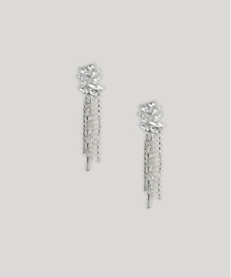Brinco-com-Franjas-e-Strass-Prateado-8716909-Prateado_1