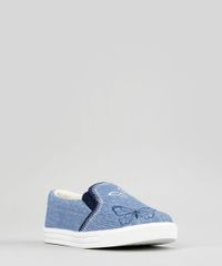 Tenis-Slip-On-Estampado-de-Borboletas-Azul-8921866-Azul_2