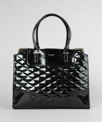 Bolsa-Trapezio-em-Verniz-com-Matelasse-Preta-8505682-Preto_1