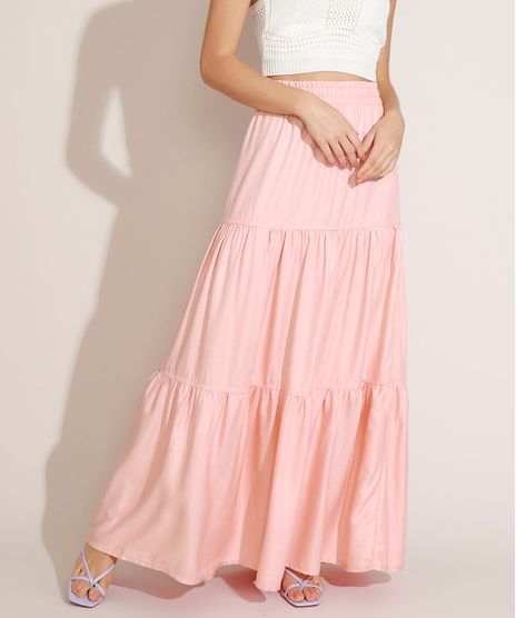 Saia-Feminina-Longa-com-Recortes-Rosa-Claro-9972224-Rosa_Claro_1