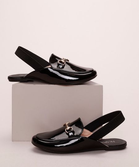 Sapatilha-Infantil-em-Verniz-com-Fivela-e-Elastico-Preto-9973137-Preto_1
