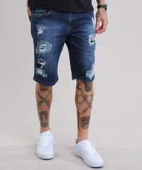 Bermuda-Jeans-Destroyed-Azul-Escuro-8918754-Azul_Escuro_1