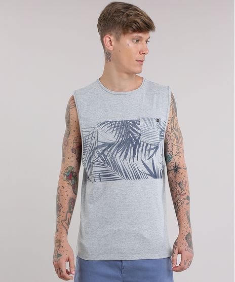 Regata-com-Estampada-de-Folhagem-Cinza-Mescla-8908441-Cinza_Mescla_1