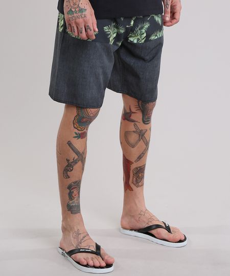 Bermuda-Estampada-de-Folhagem-Preta-8766709-Preto_1 Bermuda-Estampada-de-Folhagem-Preta-8766709-Preto_1