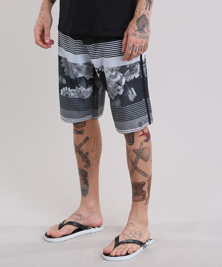 Bermuda-Listrada-Chumbo-8766724-Chumbo_1 Bermuda-Listrada-Chumbo-8766724-Chumbo_1