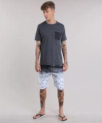 Camiseta-com-Bolso-Estampado-de-Coqueiros-Cinza-Mescla-Escuro-8788297-Cinza_Mescla_Escuro_3