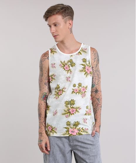 Regata-Botone-Estampada-Floral-Cinza-Mescla-Claro-8811321-Cinza_Mescla_Claro_1