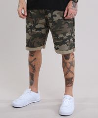 Bermuda-Moletom-Estampada-Camuflada-Verde-Militar-8682911-Verde_Militar_1