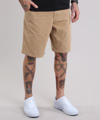 Bermuda-Slim-Estampada-de-Triangulos-Kaki-8775922-Kaki_1