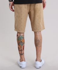 Bermuda-Slim-Estampada-de-Triangulos-Kaki-8775922-Kaki_2