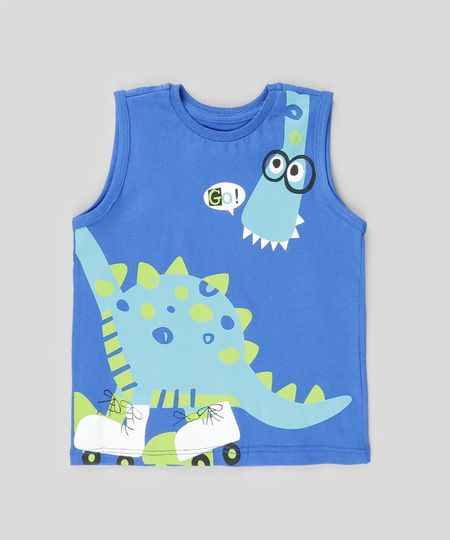 Regata-com-Estampa-de-Dinossauro-Azul-8926185-Azul_1 Regata-com-Estampa-de-Dinossauro-Azul-8926185-Azul_1