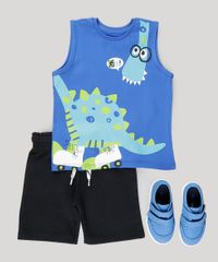 Regata-com-Estampa-de-Dinossauro-Azul-8926185-Azul_3