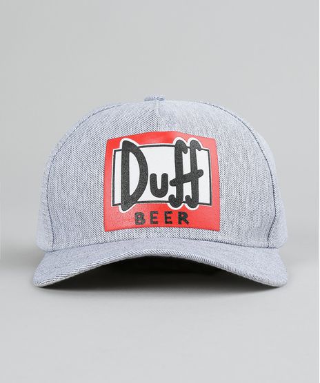 Bone--Duff-Beer--Os-Simpsons-Cinza-Claro-8699883-Cinza_Claro_1