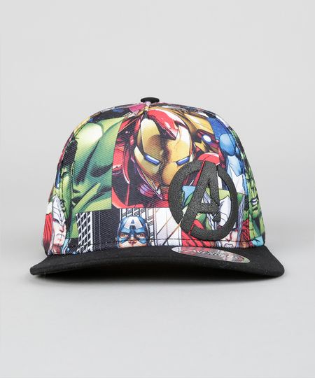 Bone-Os-Vingadores-Preto-8884327-Preto_1 Bone-Os-Vingadores-Preto-8884327-Preto_1