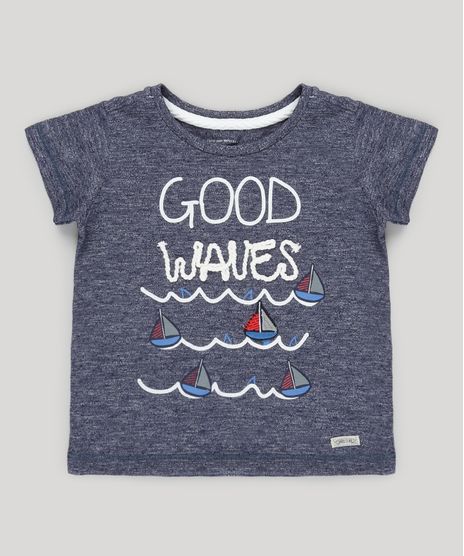 Camiseta-Mescla-com-Bordado--Good-Waves--Azul-Marinho-8812830-Azul_Marinho_1