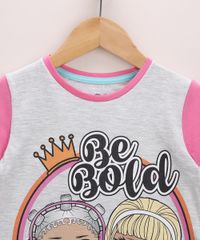 Camisola-Infantil-LOL-Surprise-Manga-Curta-Cinza-Mescla-9964009-Cinza_Mescla_4