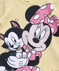 Conjunto-Infantil-Blusa-Amarela-Minnie-Manga-Curta---Short-Rosa-Claro-9967707-Rosa_Claro_3