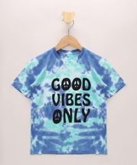 Camiseta-Infantil-Estampada-Tie-Dye--Good-Vibes-Only--Manga-Curta-Azul-9968656-Azul_1