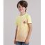 Camiseta-Flame-com-Bolso-Estampado-de-Coqueiro-Amarela-8868324-Amarelo_1